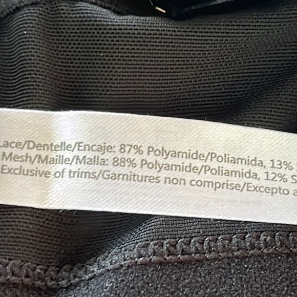 Adore Me black corset style bra with adjustable straps size 34B - Picture 5 of 6